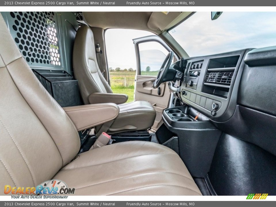 Front Seat of 2013 Chevrolet Express 2500 Cargo Van Photo #30