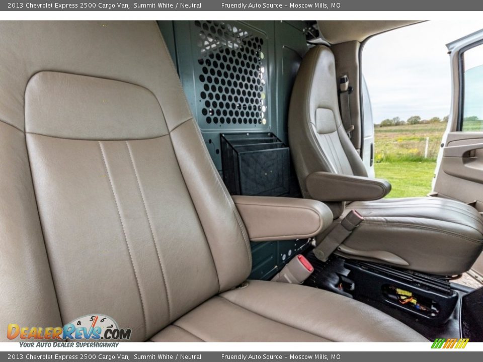 Front Seat of 2013 Chevrolet Express 2500 Cargo Van Photo #31