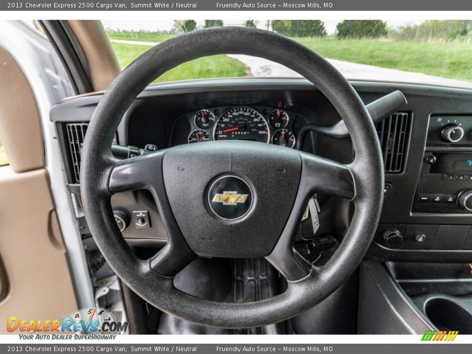 2013 Chevrolet Express 2500 Cargo Van Steering Wheel Photo #34