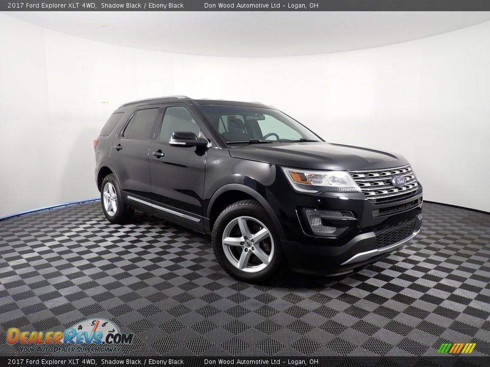 2017 Ford Explorer XLT 4WD Shadow Black / Ebony Black Photo #3