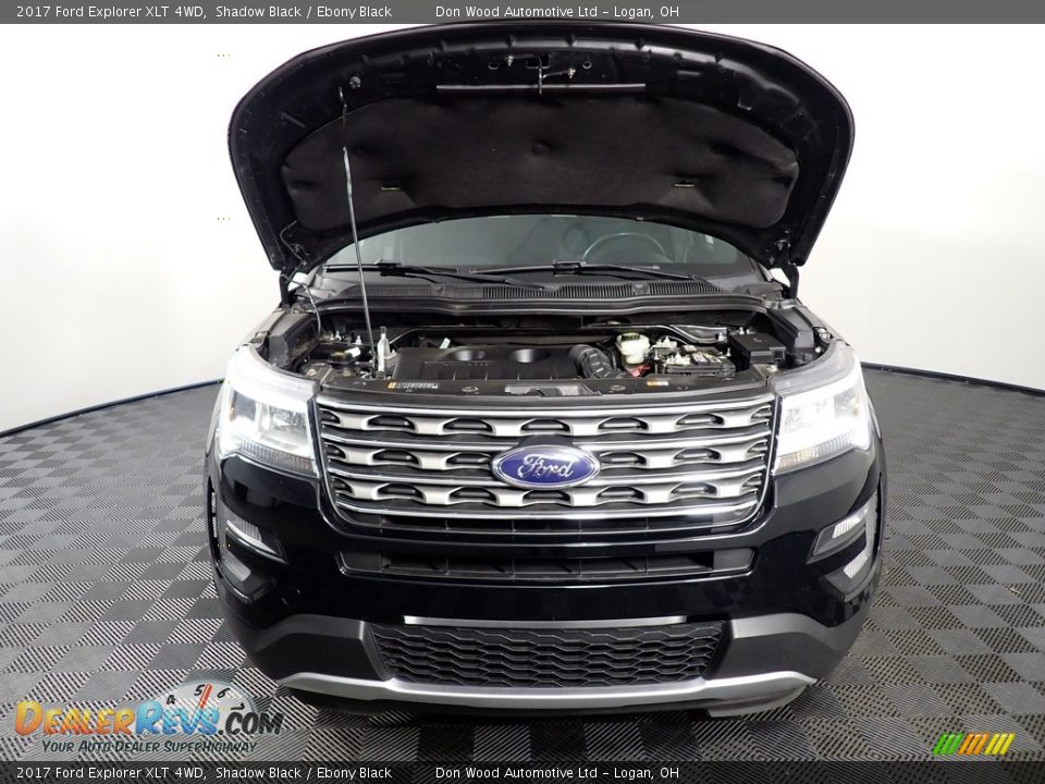 2017 Ford Explorer XLT 4WD Shadow Black / Ebony Black Photo #6