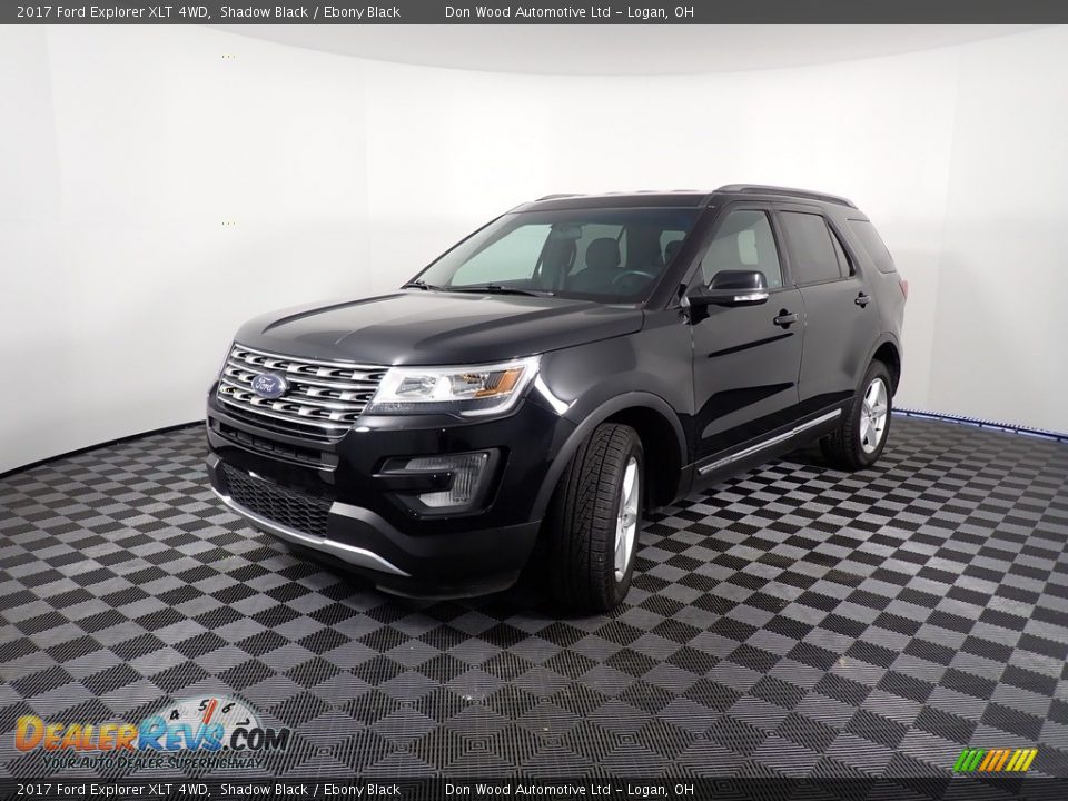 2017 Ford Explorer XLT 4WD Shadow Black / Ebony Black Photo #8