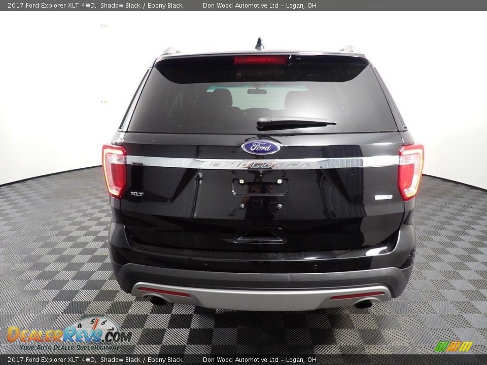 2017 Ford Explorer XLT 4WD Shadow Black / Ebony Black Photo #12