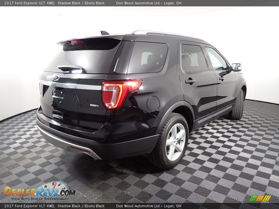 2017 Ford Explorer XLT 4WD Shadow Black / Ebony Black Photo #17