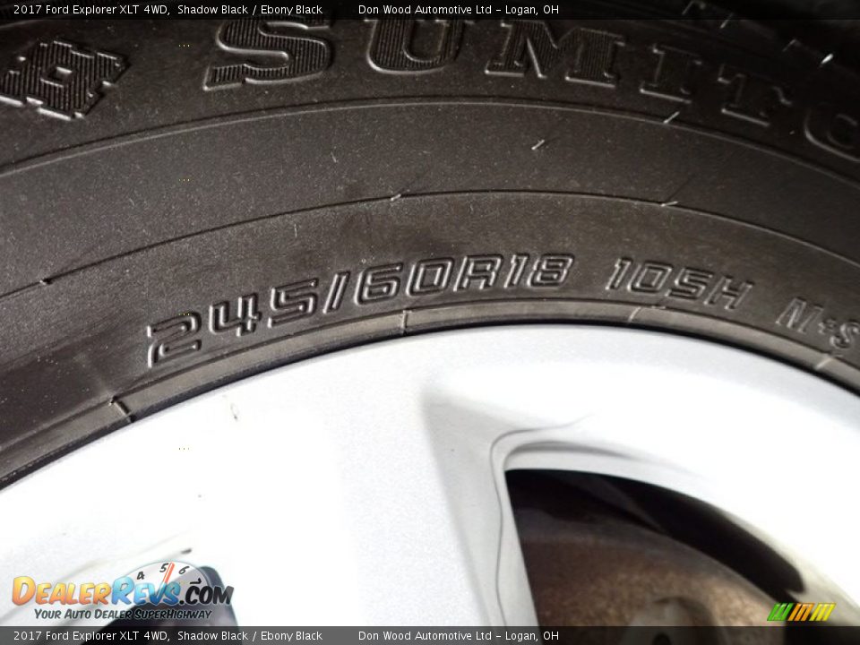 2017 Ford Explorer XLT 4WD Shadow Black / Ebony Black Photo #19