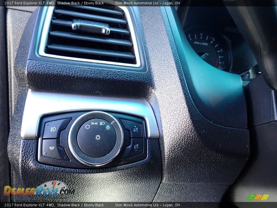 2017 Ford Explorer XLT 4WD Shadow Black / Ebony Black Photo #21