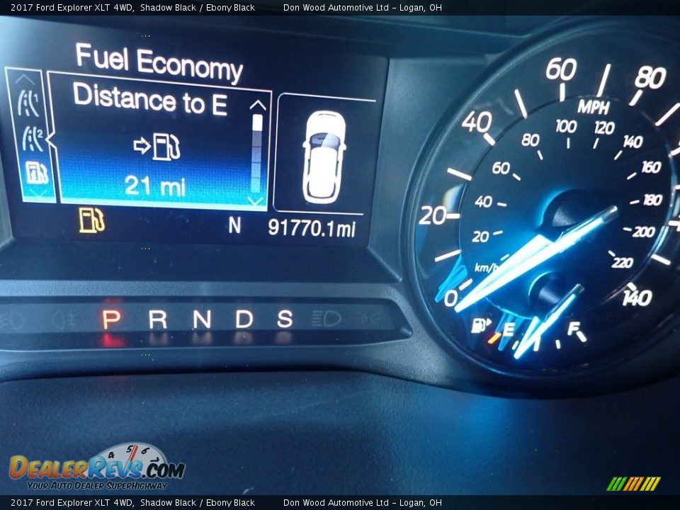 2017 Ford Explorer XLT 4WD Shadow Black / Ebony Black Photo #24