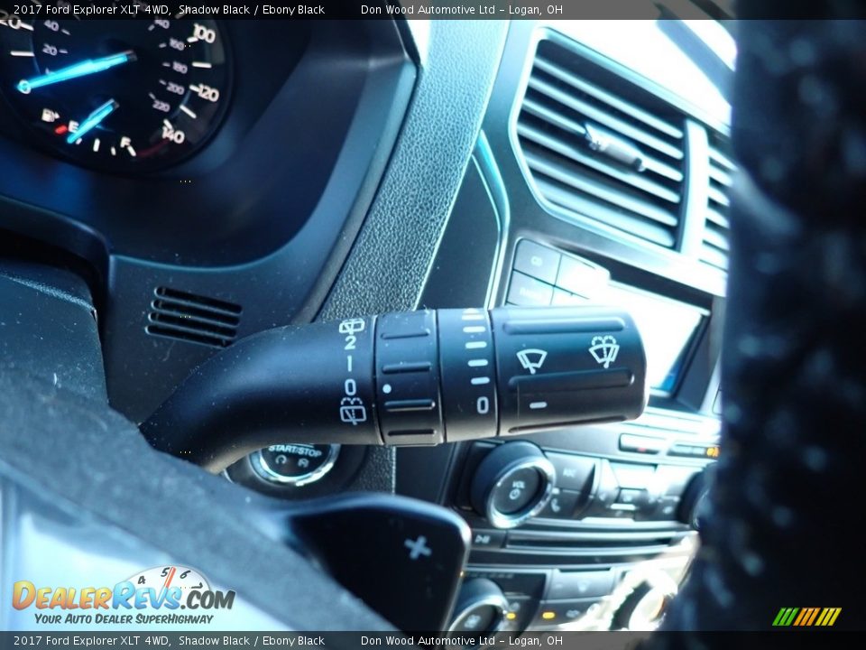 2017 Ford Explorer XLT 4WD Shadow Black / Ebony Black Photo #28