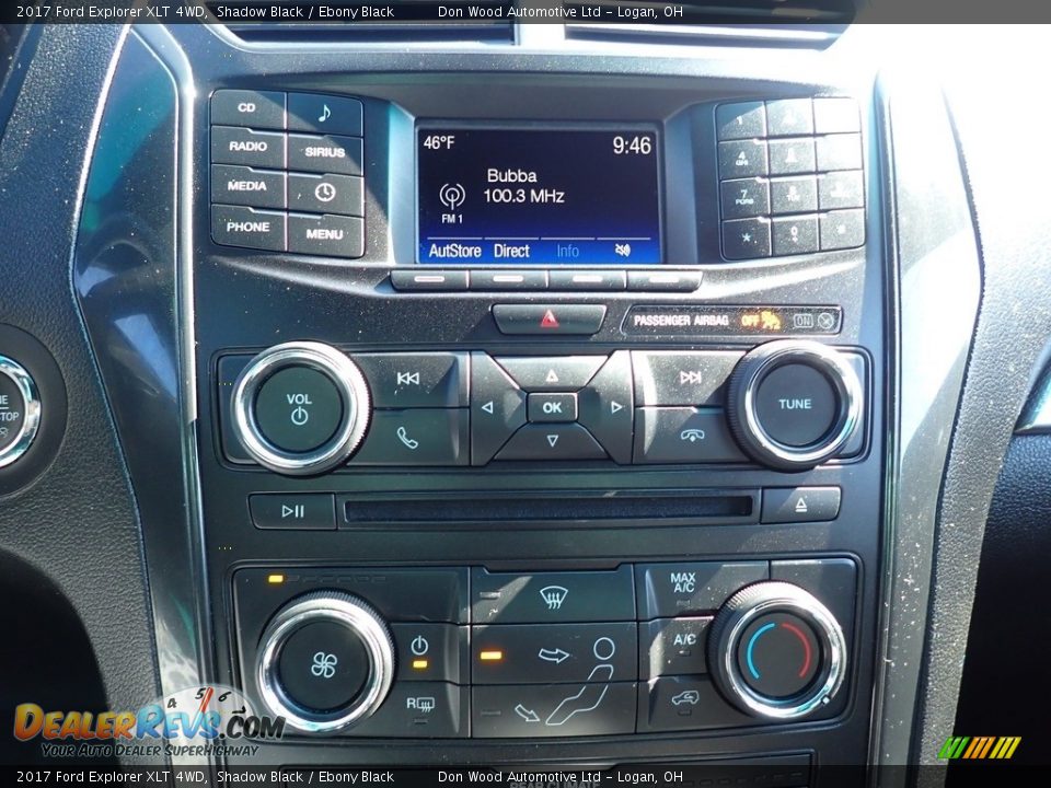 2017 Ford Explorer XLT 4WD Shadow Black / Ebony Black Photo #29