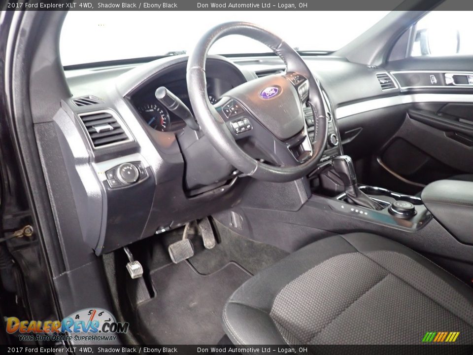 2017 Ford Explorer XLT 4WD Shadow Black / Ebony Black Photo #33