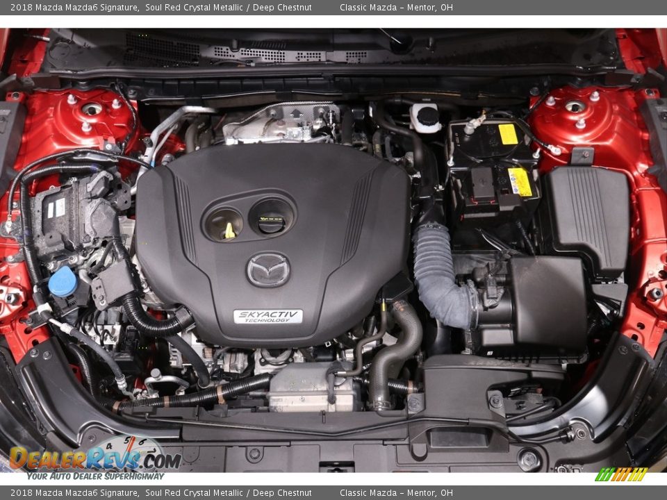 2018 Mazda Mazda6 Signature 2.5 Liter Turbocharged DI DOHC 16-Valve VVT SKYACTIVE-G 4 Cylinder Engine Photo #17
