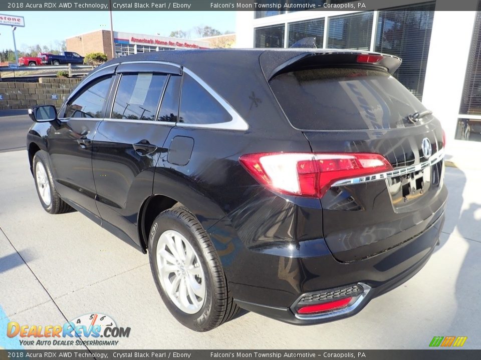 2018 Acura RDX AWD Technology Crystal Black Pearl / Ebony Photo #2