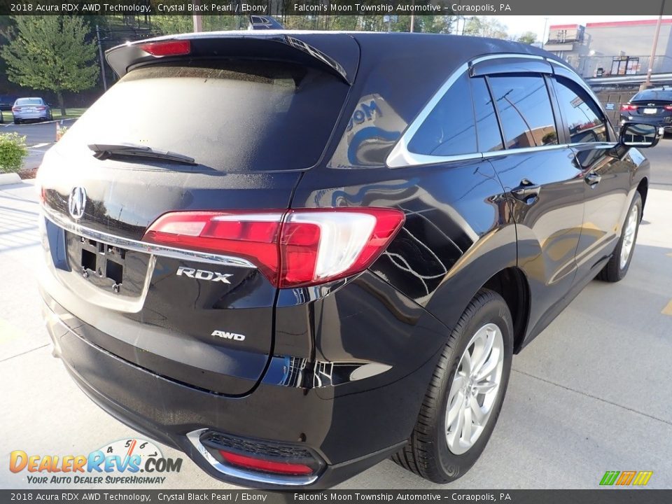 2018 Acura RDX AWD Technology Crystal Black Pearl / Ebony Photo #5