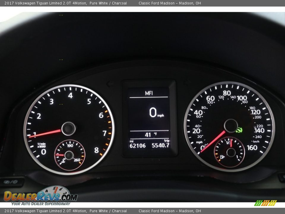 2017 Volkswagen Tiguan Limited 2.0T 4Motion Gauges Photo #8