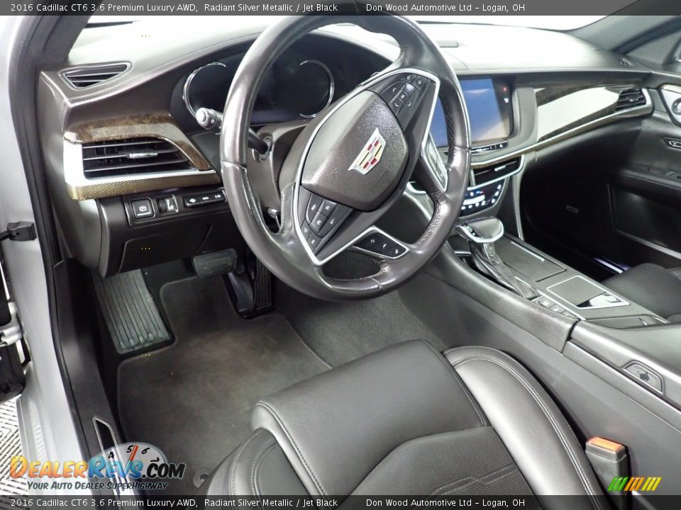 Jet Black Interior - 2016 Cadillac CT6 3.6 Premium Luxury AWD Photo #25