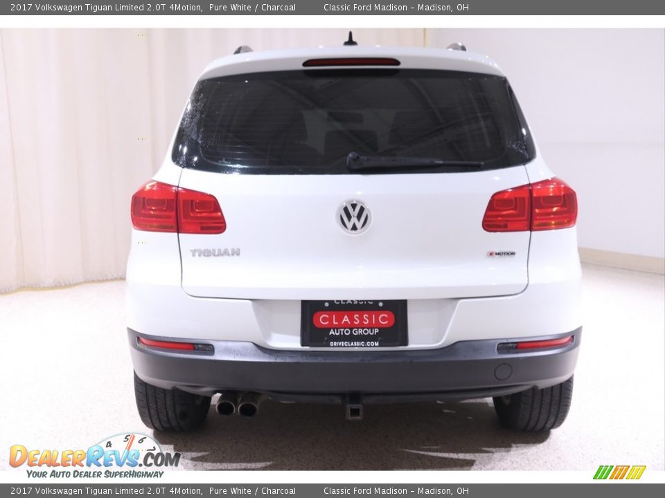 2017 Volkswagen Tiguan Limited 2.0T 4Motion Pure White / Charcoal Photo #15