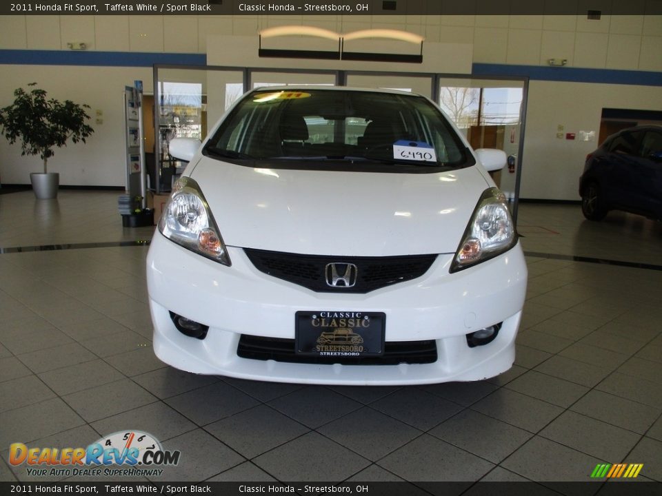 2011 Honda Fit Sport Taffeta White / Sport Black Photo #2