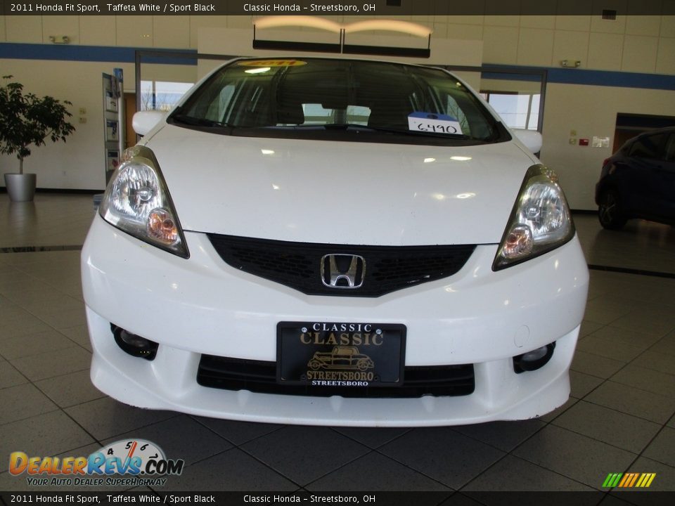 2011 Honda Fit Sport Taffeta White / Sport Black Photo #3