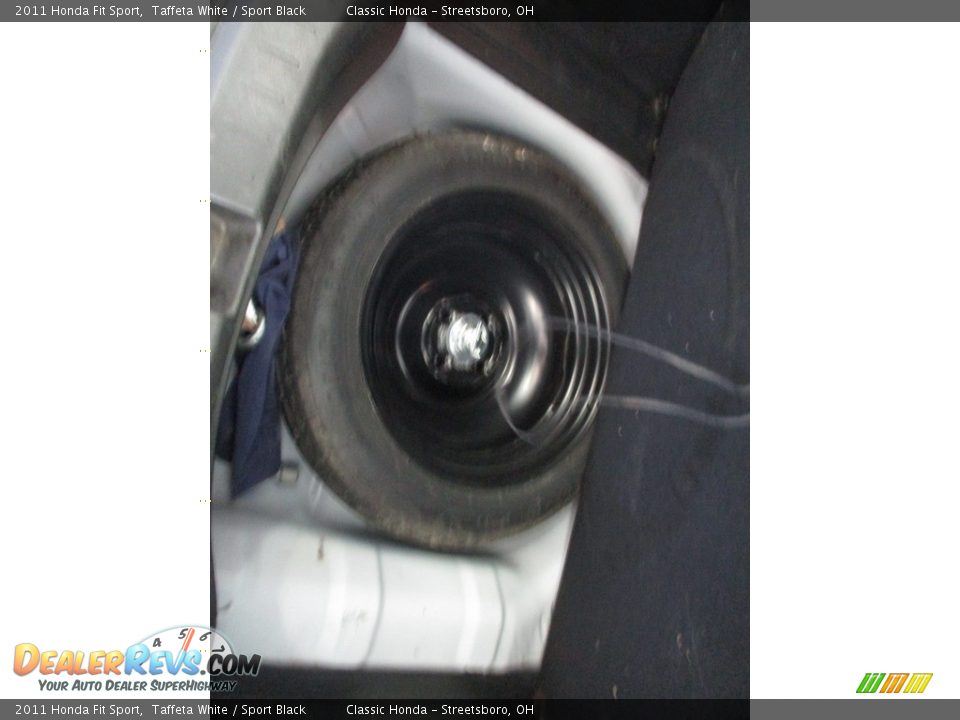 2011 Honda Fit Sport Taffeta White / Sport Black Photo #16