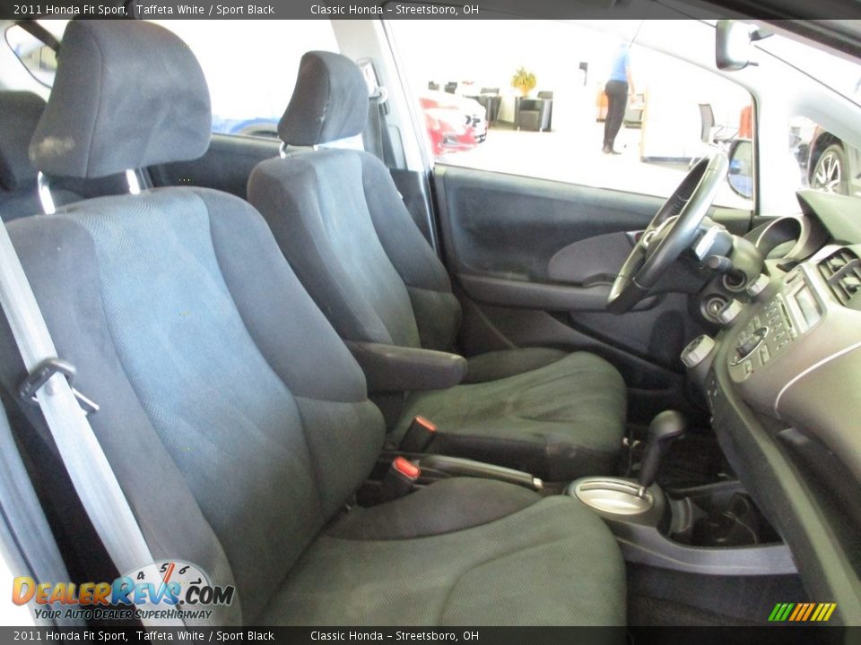 2011 Honda Fit Sport Taffeta White / Sport Black Photo #20