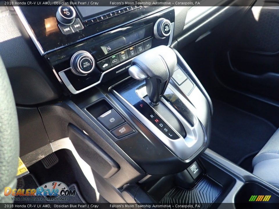2018 Honda CR-V LX AWD Obsidian Blue Pearl / Gray Photo #19