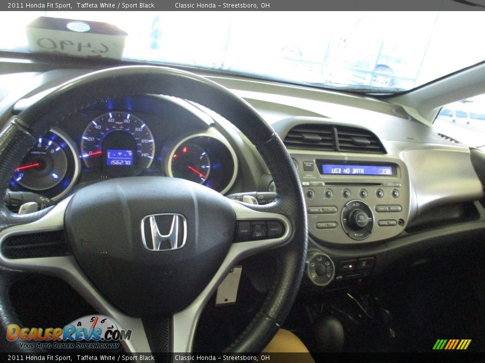 2011 Honda Fit Sport Taffeta White / Sport Black Photo #30