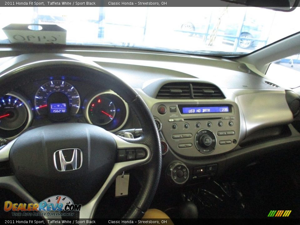 2011 Honda Fit Sport Taffeta White / Sport Black Photo #34
