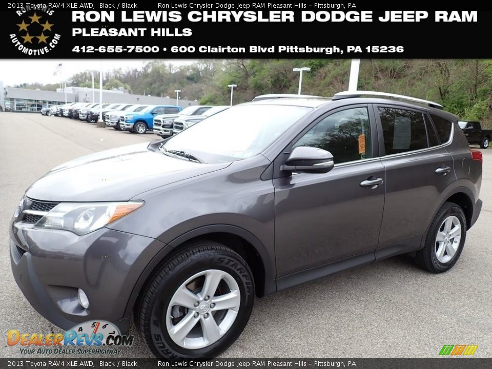 2013 Toyota RAV4 XLE AWD Black / Black Photo #1