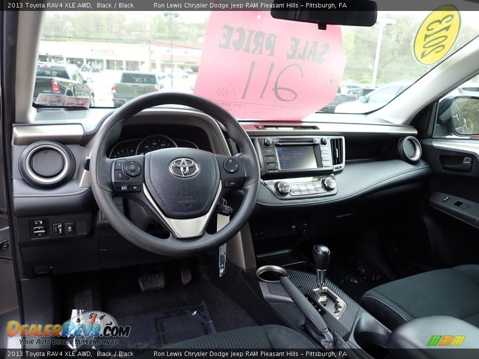 2013 Toyota RAV4 XLE AWD Black / Black Photo #13