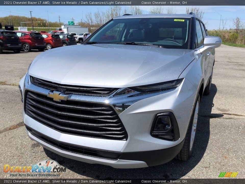 2021 Chevrolet Blazer LT AWD Silver Ice Metallic / Dark Galvanized/Light Galvanized Photo #1