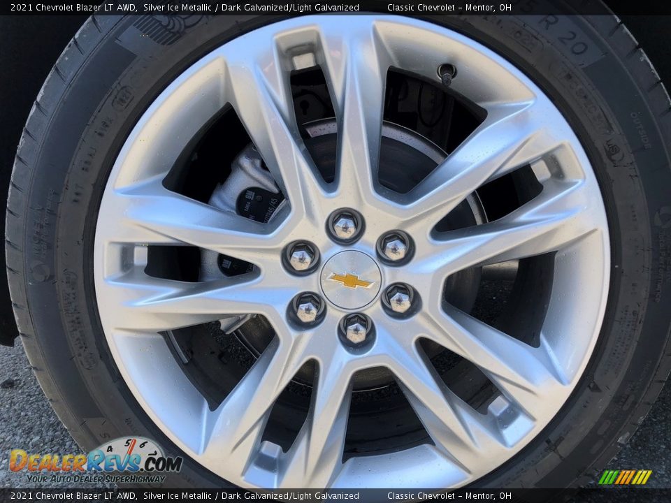 2021 Chevrolet Blazer LT AWD Silver Ice Metallic / Dark Galvanized/Light Galvanized Photo #9