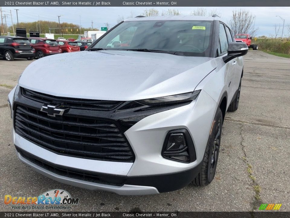 2021 Chevrolet Blazer LT AWD Silver Ice Metallic / Jet Black Photo #1