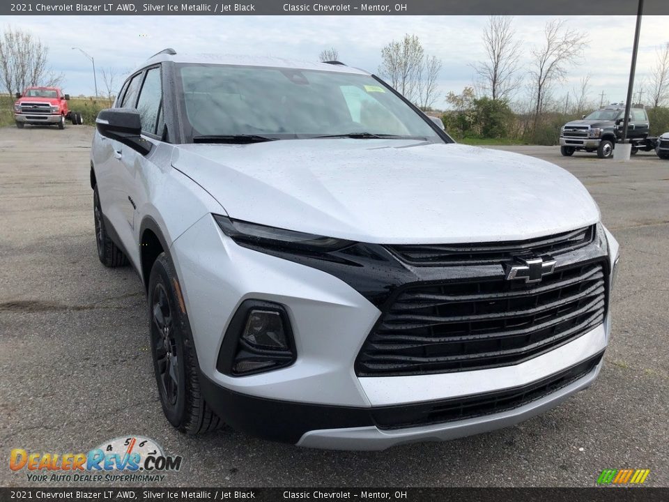 2021 Chevrolet Blazer LT AWD Silver Ice Metallic / Jet Black Photo #2