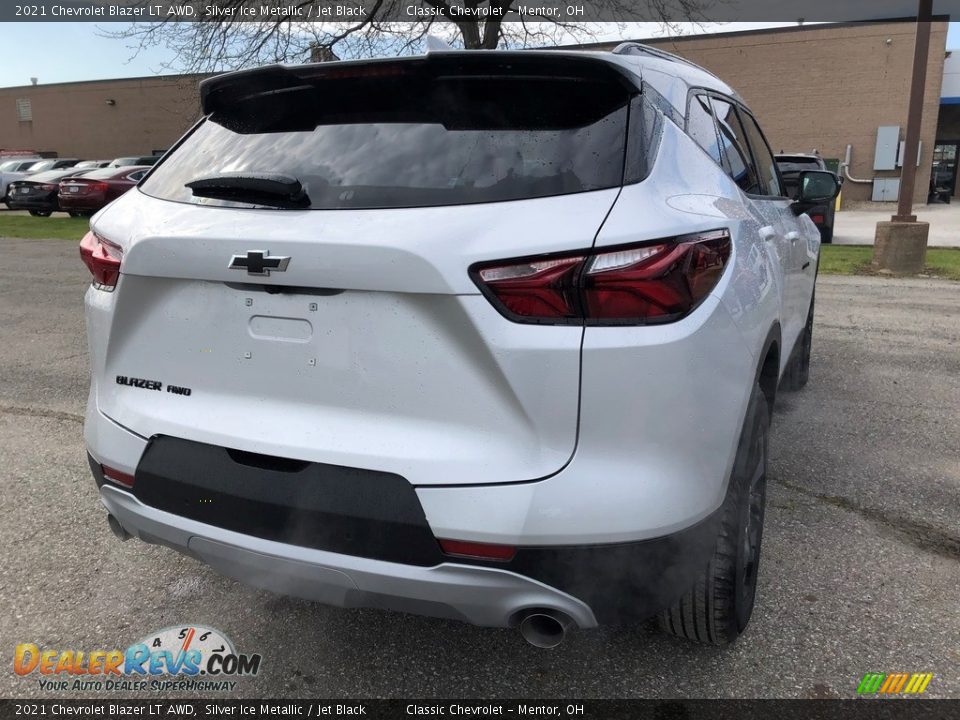 2021 Chevrolet Blazer LT AWD Silver Ice Metallic / Jet Black Photo #3