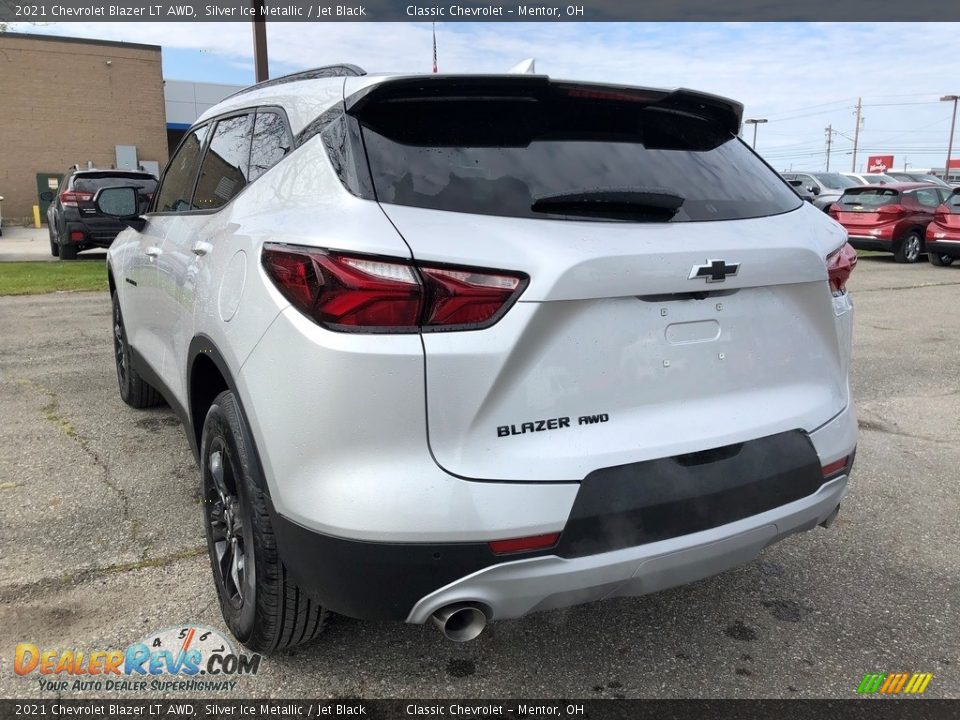 2021 Chevrolet Blazer LT AWD Silver Ice Metallic / Jet Black Photo #4