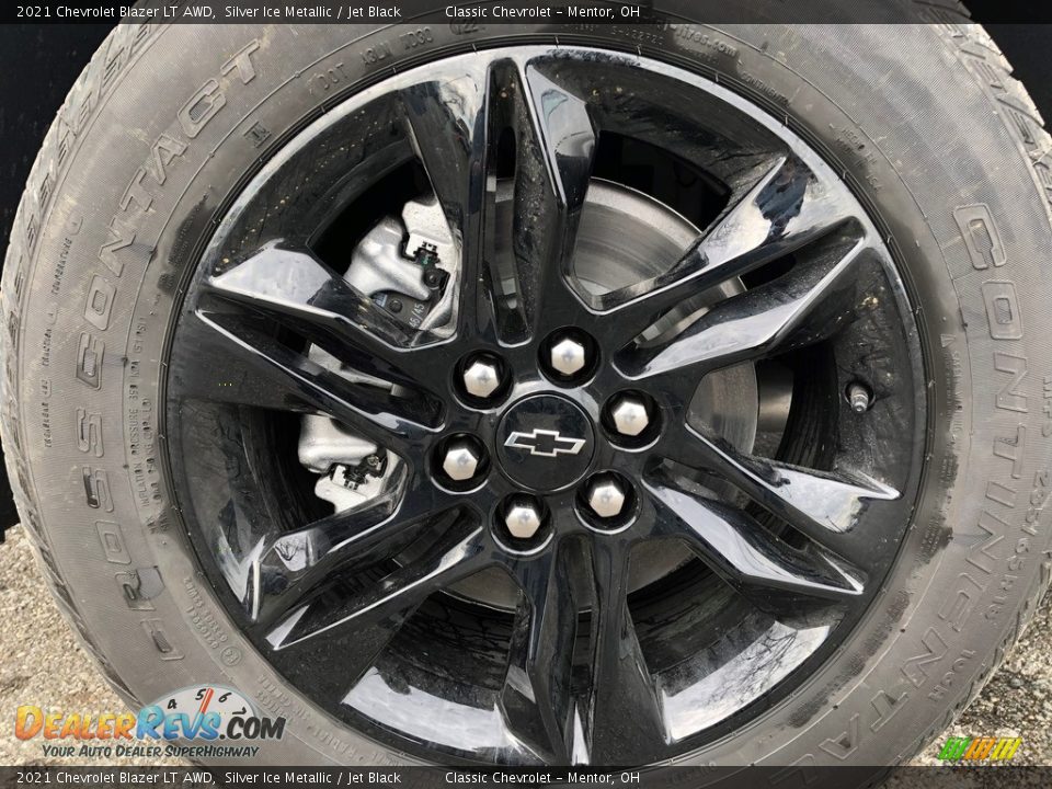2021 Chevrolet Blazer LT AWD Silver Ice Metallic / Jet Black Photo #9