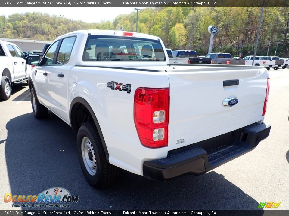 2021 Ford Ranger XL SuperCrew 4x4 Oxford White / Ebony Photo #6