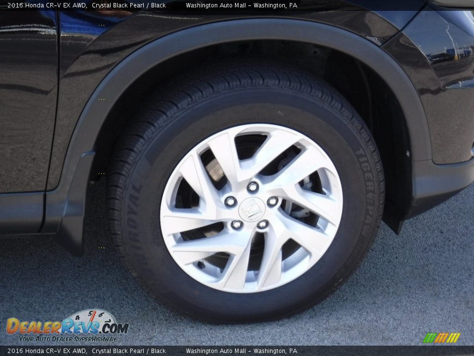 2016 Honda CR-V EX AWD Crystal Black Pearl / Black Photo #3