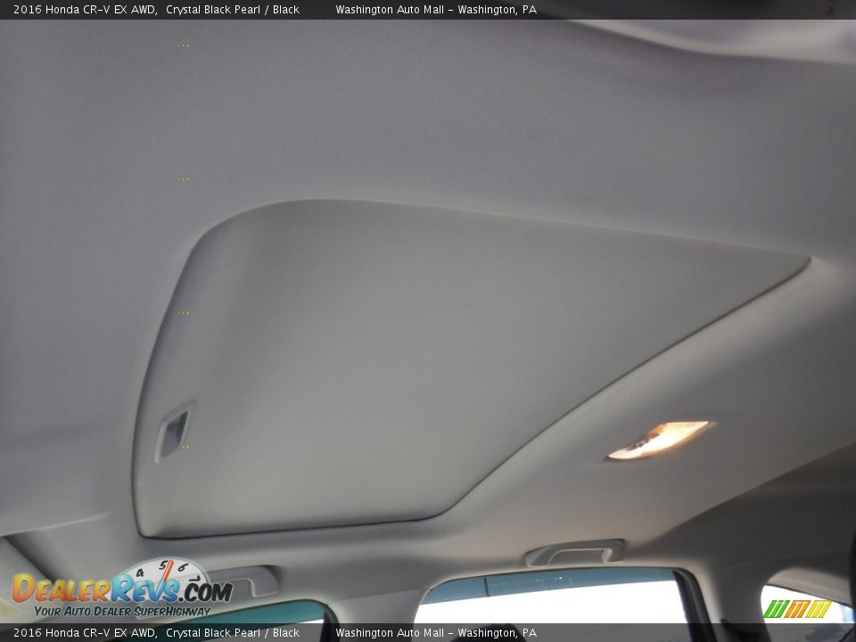 2016 Honda CR-V EX AWD Crystal Black Pearl / Black Photo #7