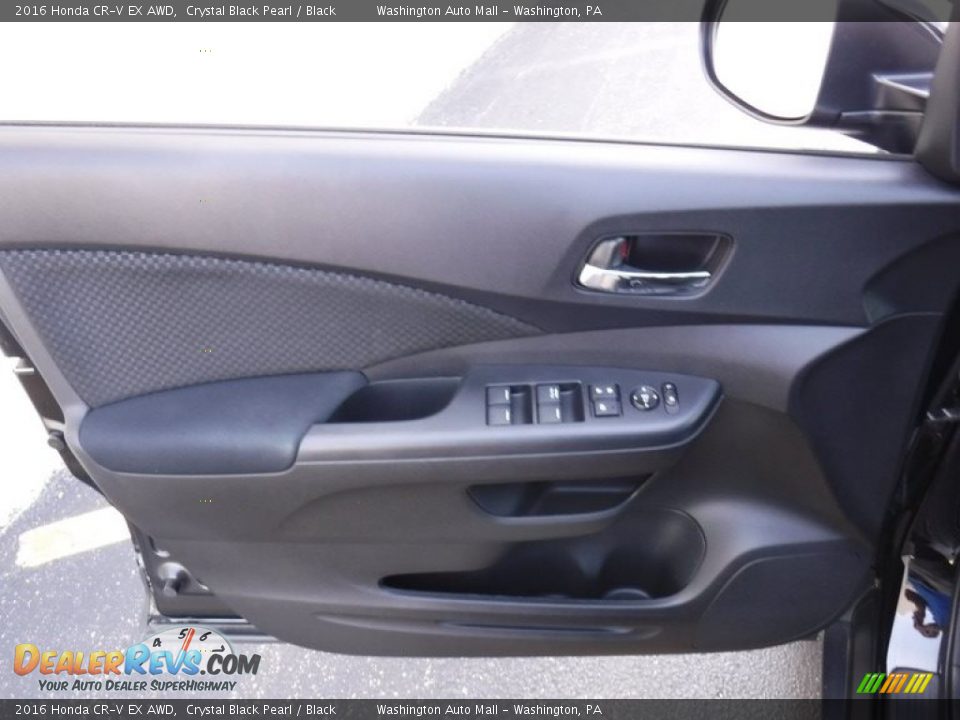 2016 Honda CR-V EX AWD Crystal Black Pearl / Black Photo #8