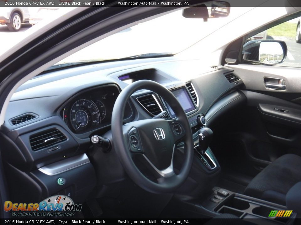 2016 Honda CR-V EX AWD Crystal Black Pearl / Black Photo #9