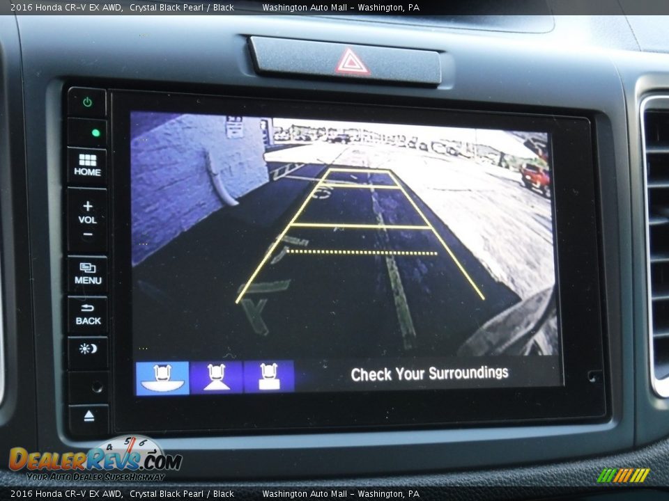 2016 Honda CR-V EX AWD Crystal Black Pearl / Black Photo #16