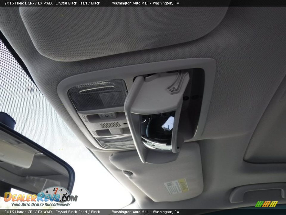 2016 Honda CR-V EX AWD Crystal Black Pearl / Black Photo #21