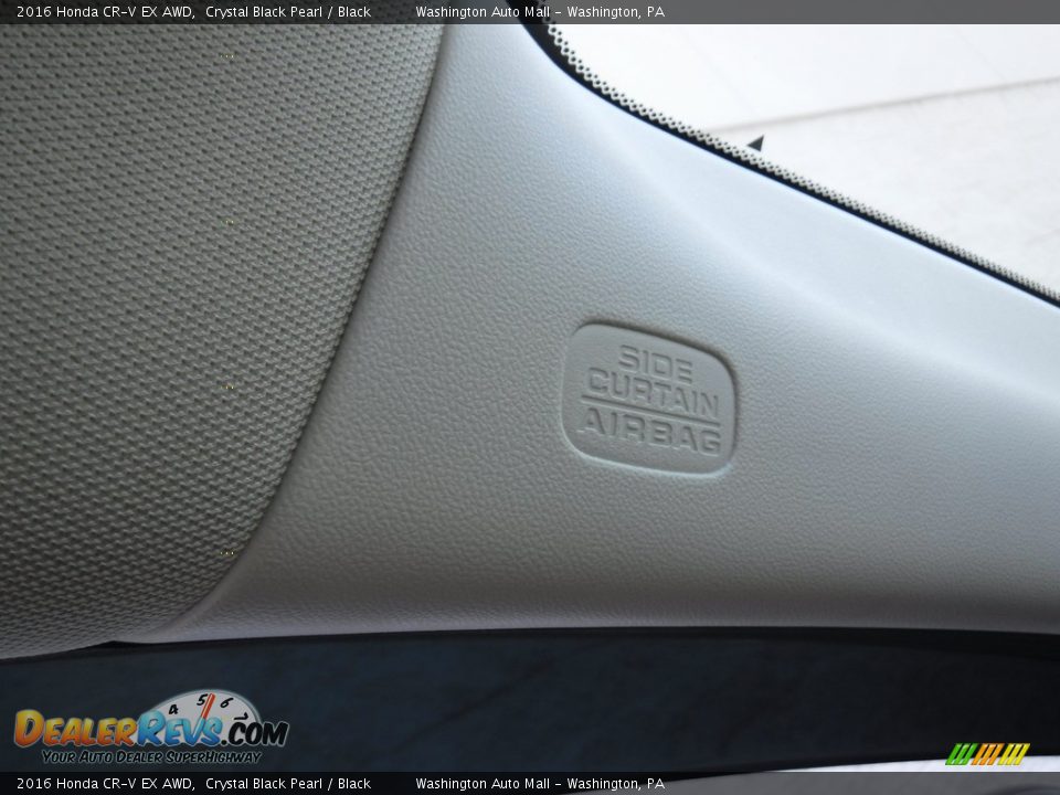 2016 Honda CR-V EX AWD Crystal Black Pearl / Black Photo #22