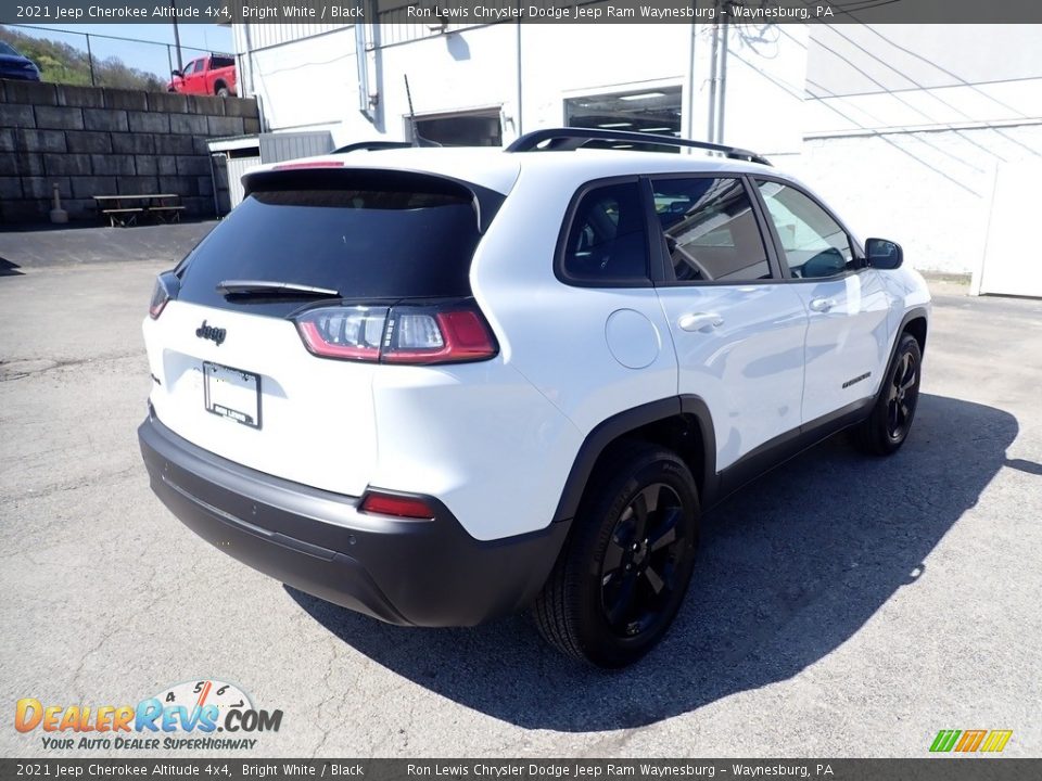 2021 Jeep Cherokee Altitude 4x4 Bright White / Black Photo #5