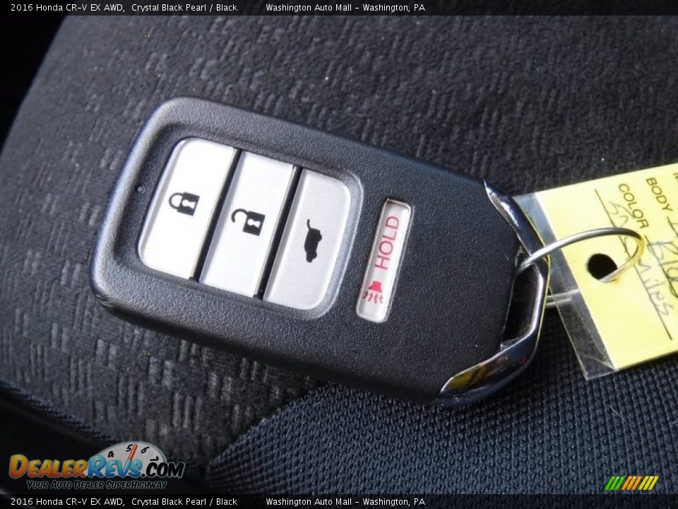 2016 Honda CR-V EX AWD Crystal Black Pearl / Black Photo #26