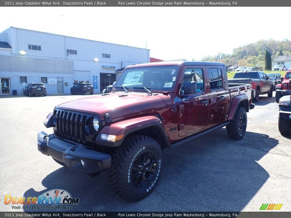 2021 Jeep Gladiator Willys 4x4 Snazzberry Pearl / Black Photo #1