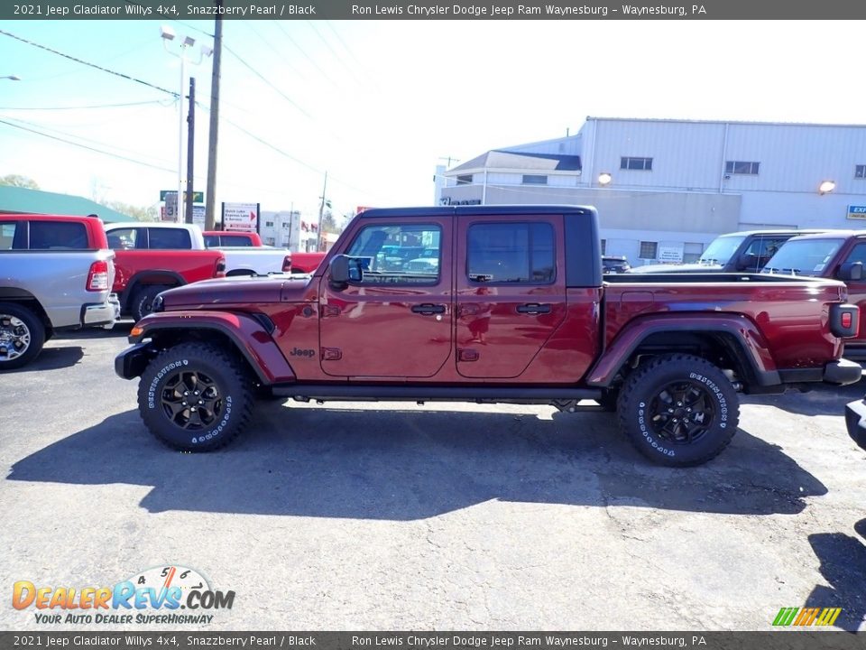 2021 Jeep Gladiator Willys 4x4 Snazzberry Pearl / Black Photo #2