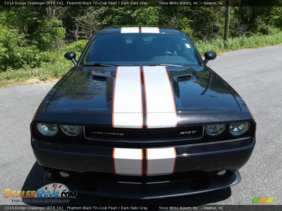 2014 Dodge Challenger SRT8 392 Phantom Black Tri-Coat Pearl / Dark Slate Gray Photo #3