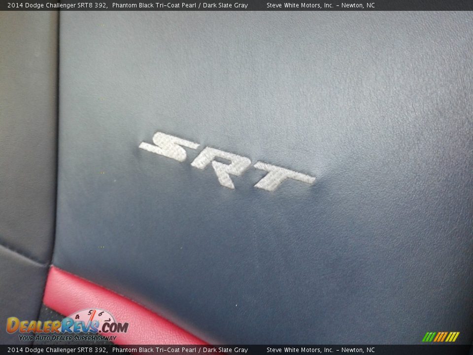 2014 Dodge Challenger SRT8 392 Phantom Black Tri-Coat Pearl / Dark Slate Gray Photo #12
